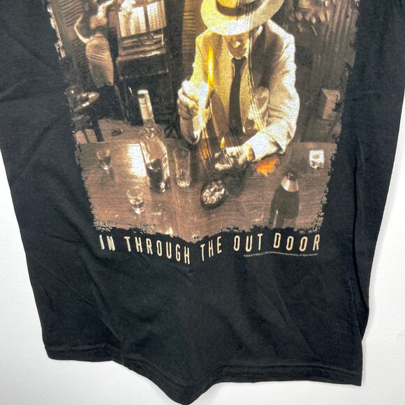 Led Zeppelin Unisex In Through The Out Door Graphic T-Shirt Black Size Small New - Picture 3 of 5